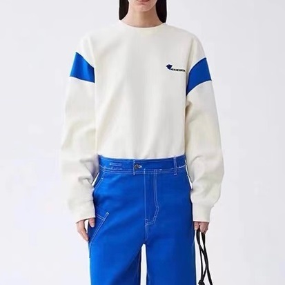 アーダーエラーユニセックスアイボリースウェットシャツe0123