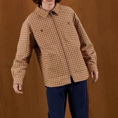 グッチメンズカジュアルキャメルジャケットc05302