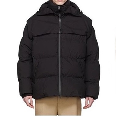 ボッテガヴェネタユニセックスブラックダウンパディングv0447