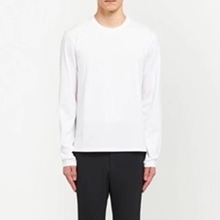 プラダメンズクルーネックホワイトスウェットシャツa02879