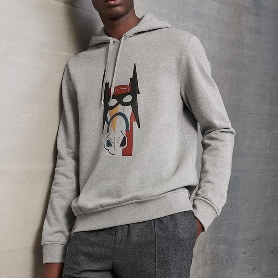 エルメスメンズグレーフーディr0914