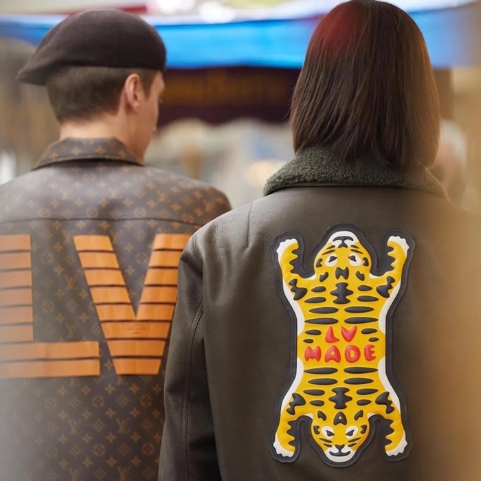 ルイヴィトンメンズカーキレザージャケットv001