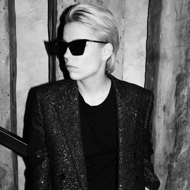 サンローランメンズブラックスーツジャケットl0142