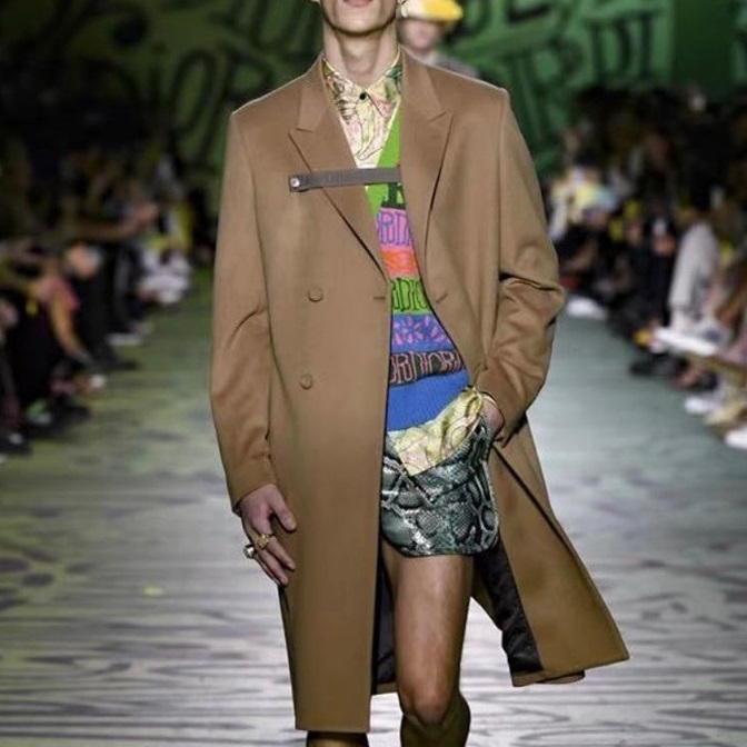 ディオールメンズキャメルコートo02199