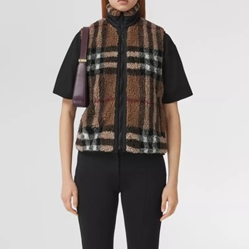 バーバリーレディースキャメルベストr4582