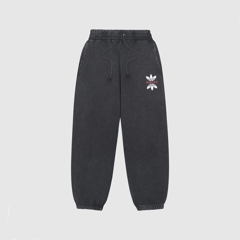 グッチメンズカジュアルブラックパンツu0012