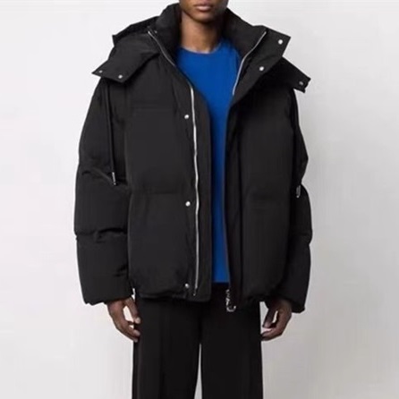 アミユニセックスダウンブラックパディングi0309