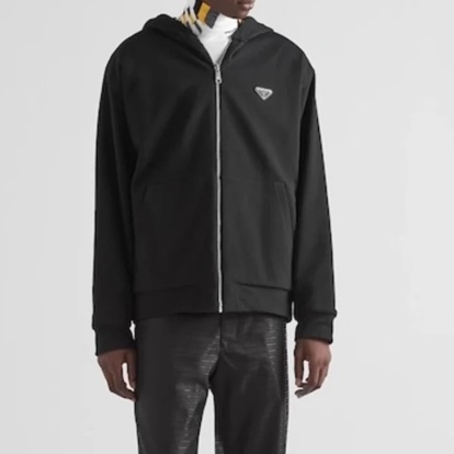 プラダメンズブラック両面ジャケットa02890