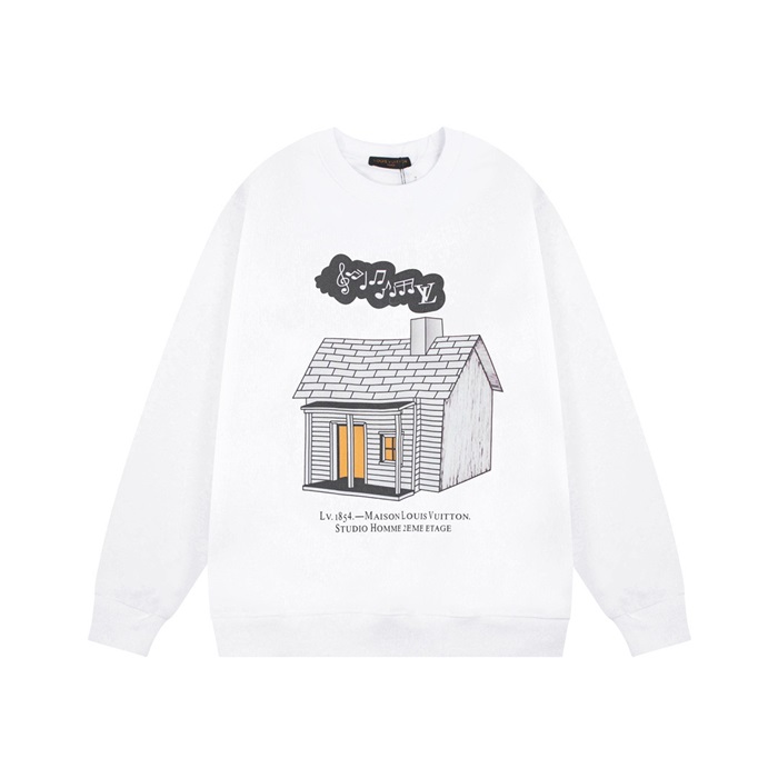 ルイヴィトンメンズモダンホワイトスウェットシャツv0017