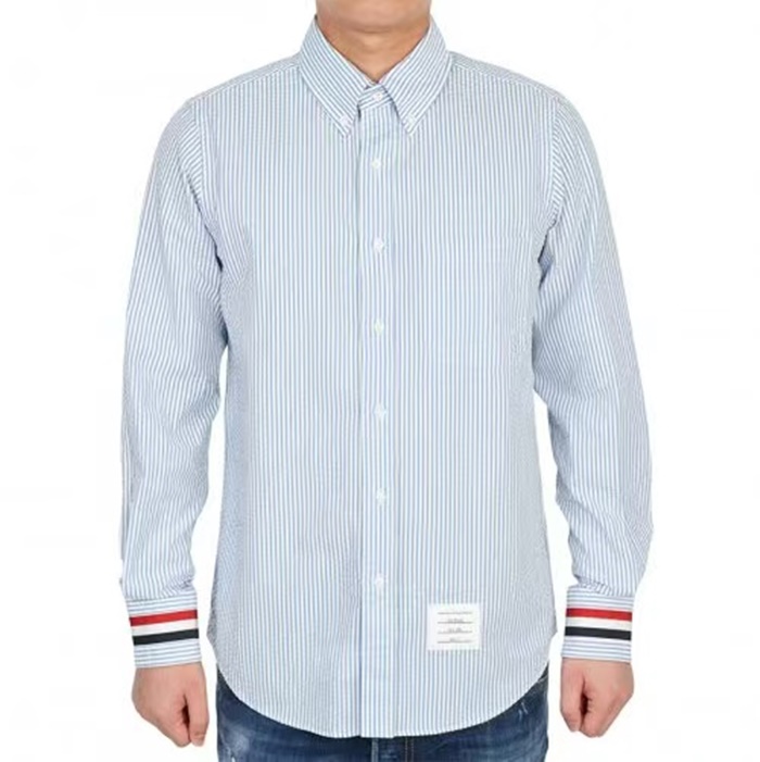 トムブラウンメンズブルーシャツm0669