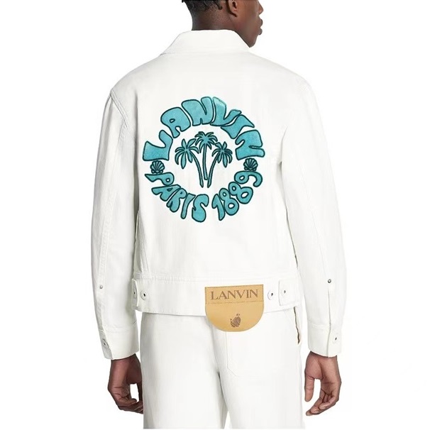 ランバンメンズホワイトジャケットn34