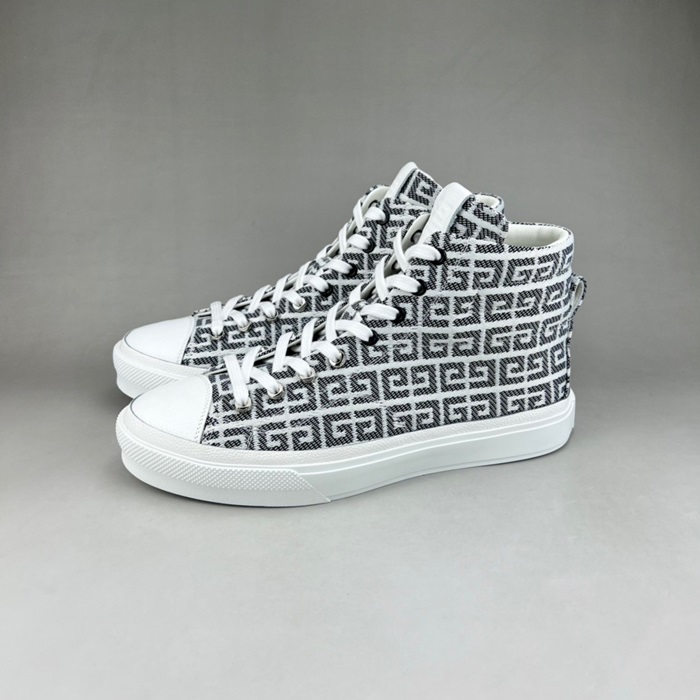 ジバンシィメンズブラックハイトップスニーカーv0905