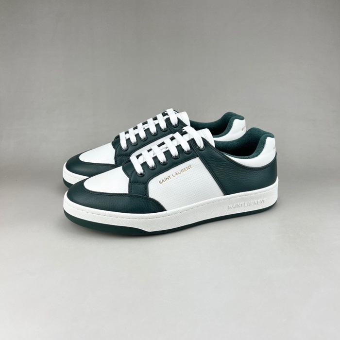 サンローランメンズモダンホワイトスニーカーl0148