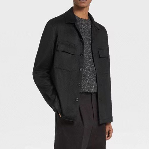 エルメネジルドゼニアメンズブラウンジャケットg0430