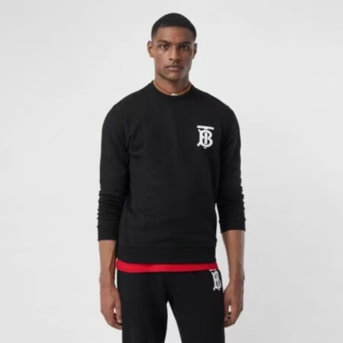 バーバリーメンズカジュアルブラックトレーニングふくr04601