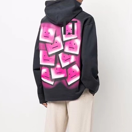 アクネストゥディオズユニセックスブラックフーディn0176