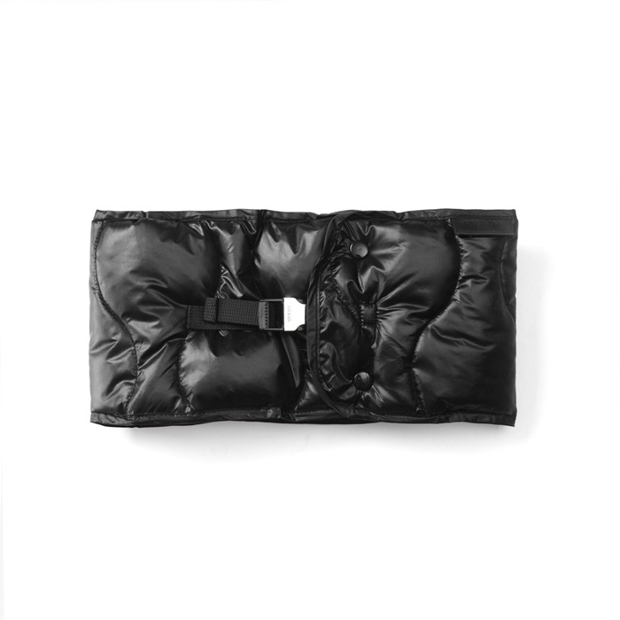 プラダユニセックスブラックマフラーr20