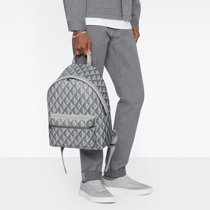 ディオールメンズダイヤモンドグレーバックパックo02230