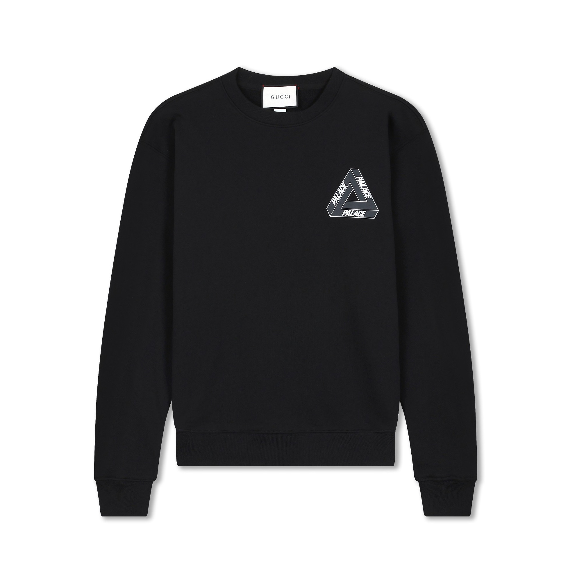 グッチメンズカジュアルブラックスウェットシャツu43