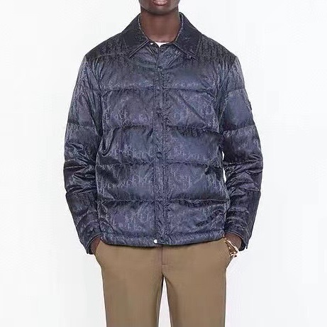 ディオールメンズグースダウンネイビーパディングi08