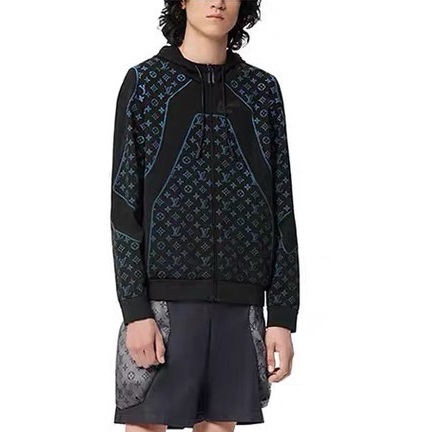 ルイヴィトンメンズブラックジャケットv65