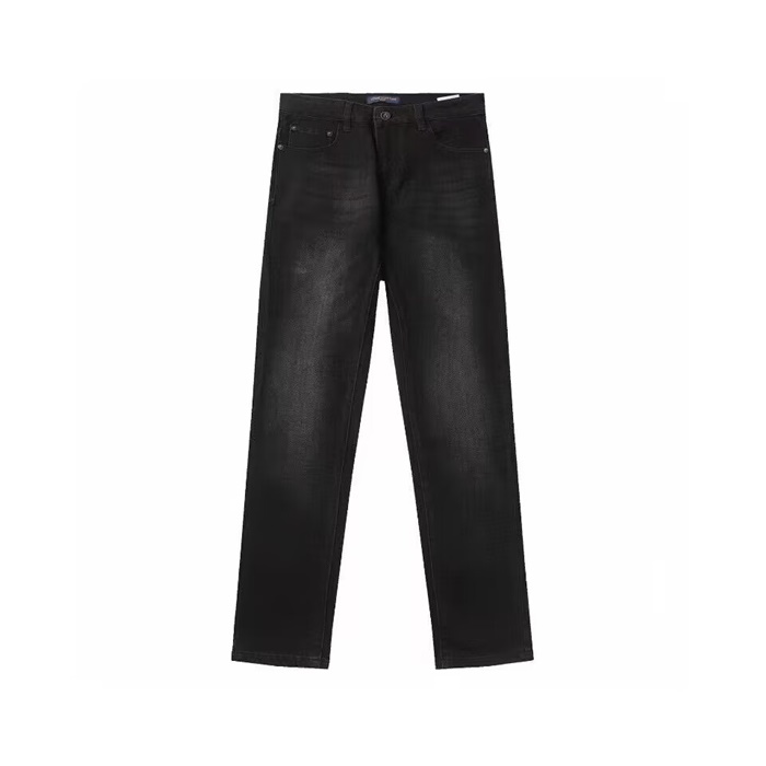ルイヴィトンメンズカジュアルブラックジーンズv72