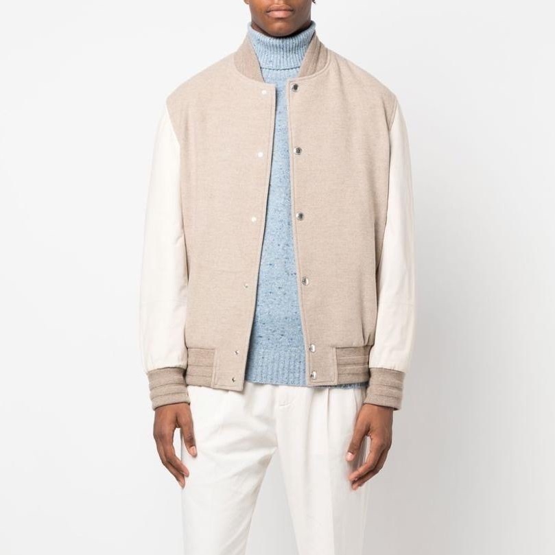 ブルネロクチネリメンズベージュジャケットu05