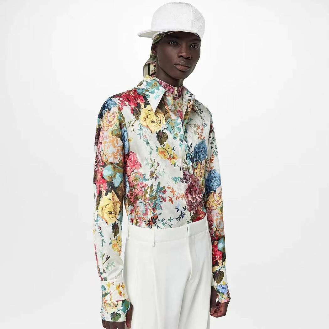 ルイヴィトンメンズホワイトシャツv74