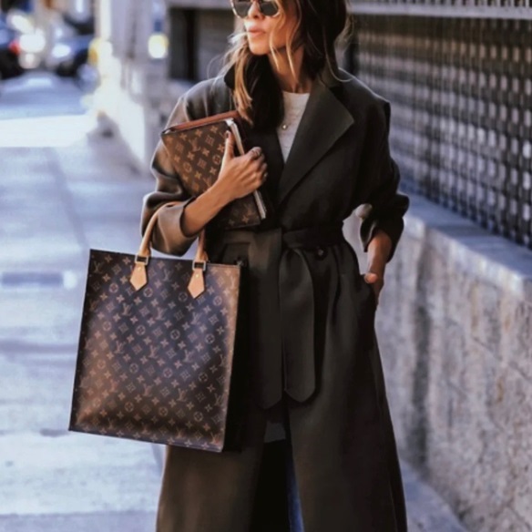 ルイヴィトンユニセックスブラウントートバッグv99