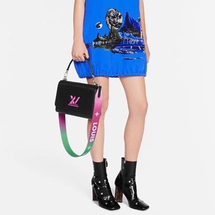 ルイヴィトンレディースブラックトワイーストv104