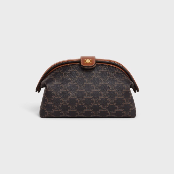 セリーヌレディースミニブラウンハンドバッグl0531