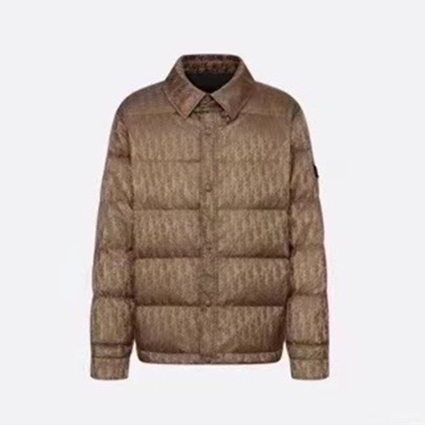 ディオールメンズグースダウンキャメルパディングi28