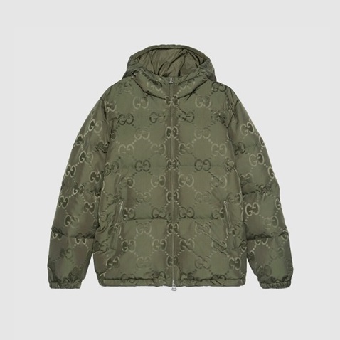 グッチユニセックスダウングリーンパディングu65