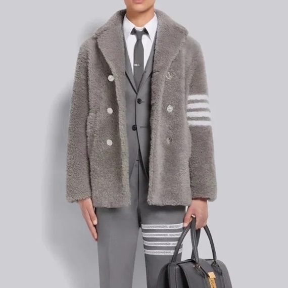 トムブラウンメンズグレージャケットh12