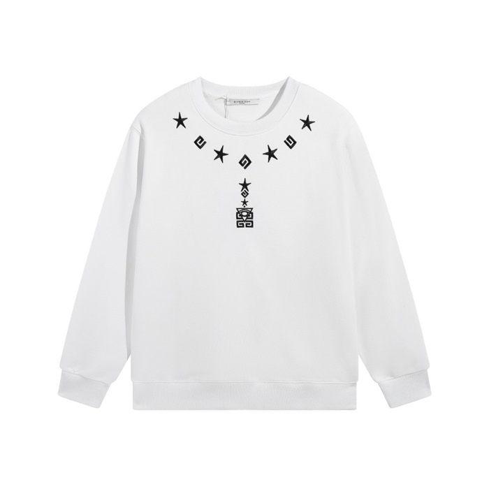 ジバンシィメンズカジュアルホワイトスウェットシャツv0930