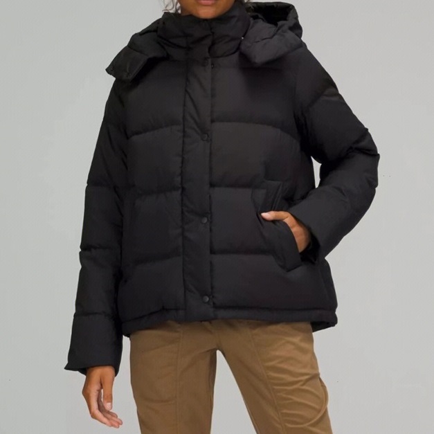 ルルレモンレディースグースダウンブラックパディングu02