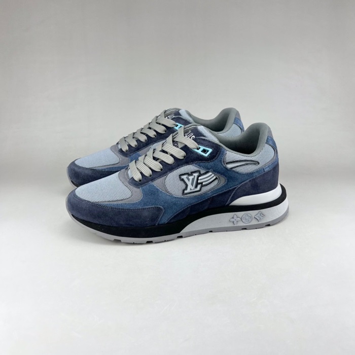 ルイヴィトンメンズネイビースニーカーv162