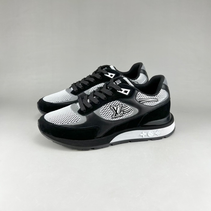 ルイヴィトンメンズブラックスニーカーv163