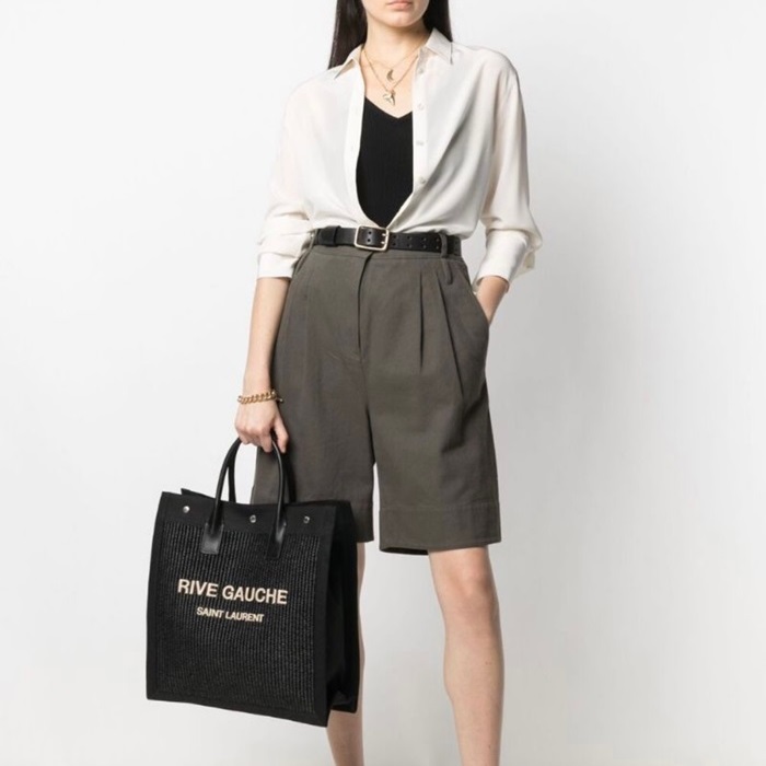 サンローランユニセックスベージュトートバッグl177