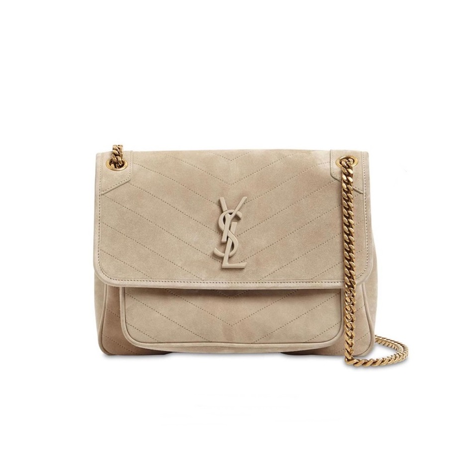 サンローランレディースベージュニキバッグl180