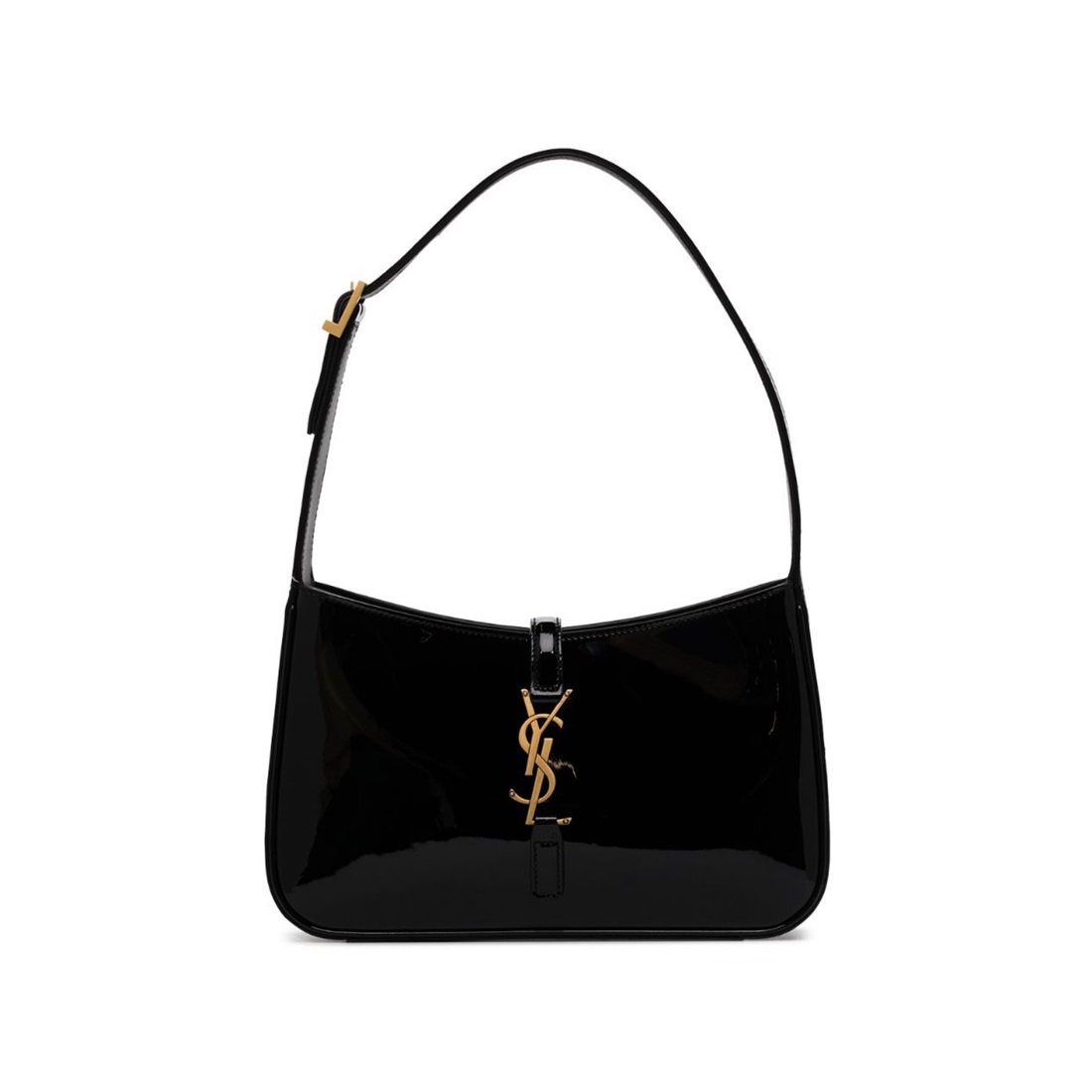 サンローランレディースブラックショルダーバッグl185