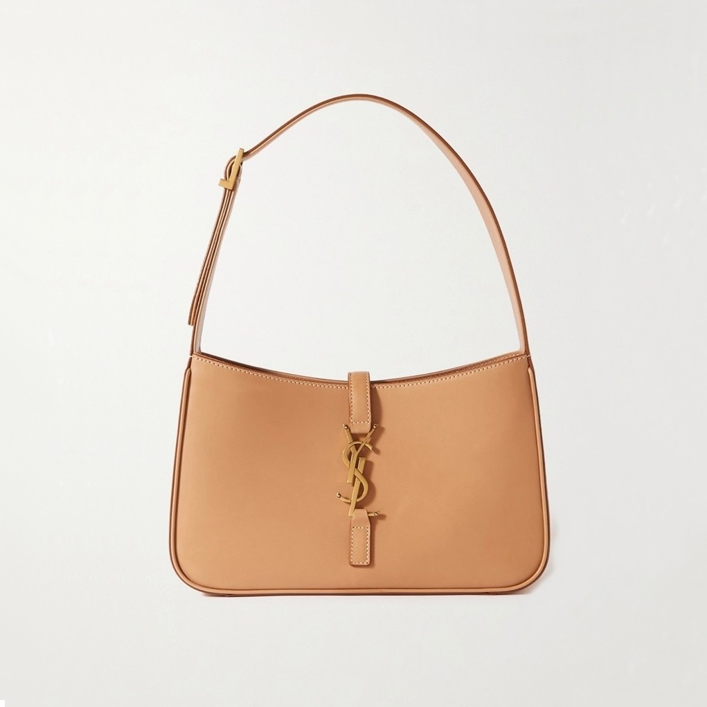 サンローランレディースベージュショルダーバッグl186