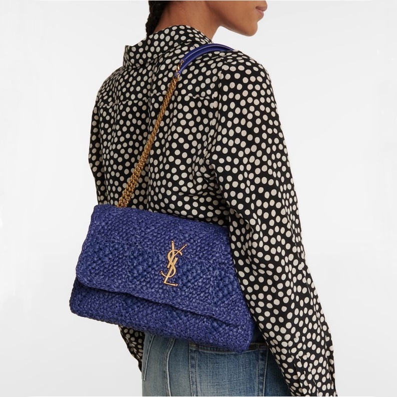 サンローランレディースラフィアジェイミーバッグl195