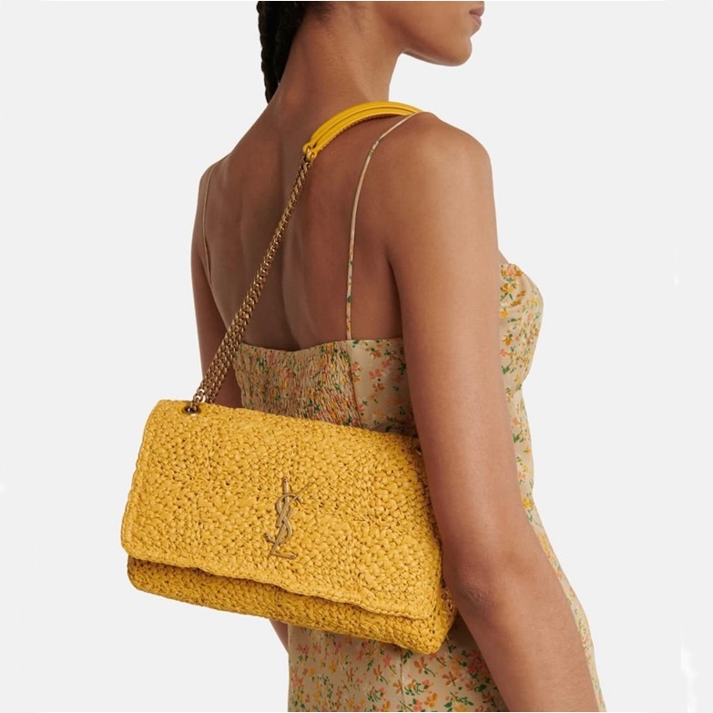 サンローランレディースラフィアジェイミーバッグl196