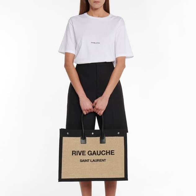 サンローランユニセックスベージュトートバッグl199