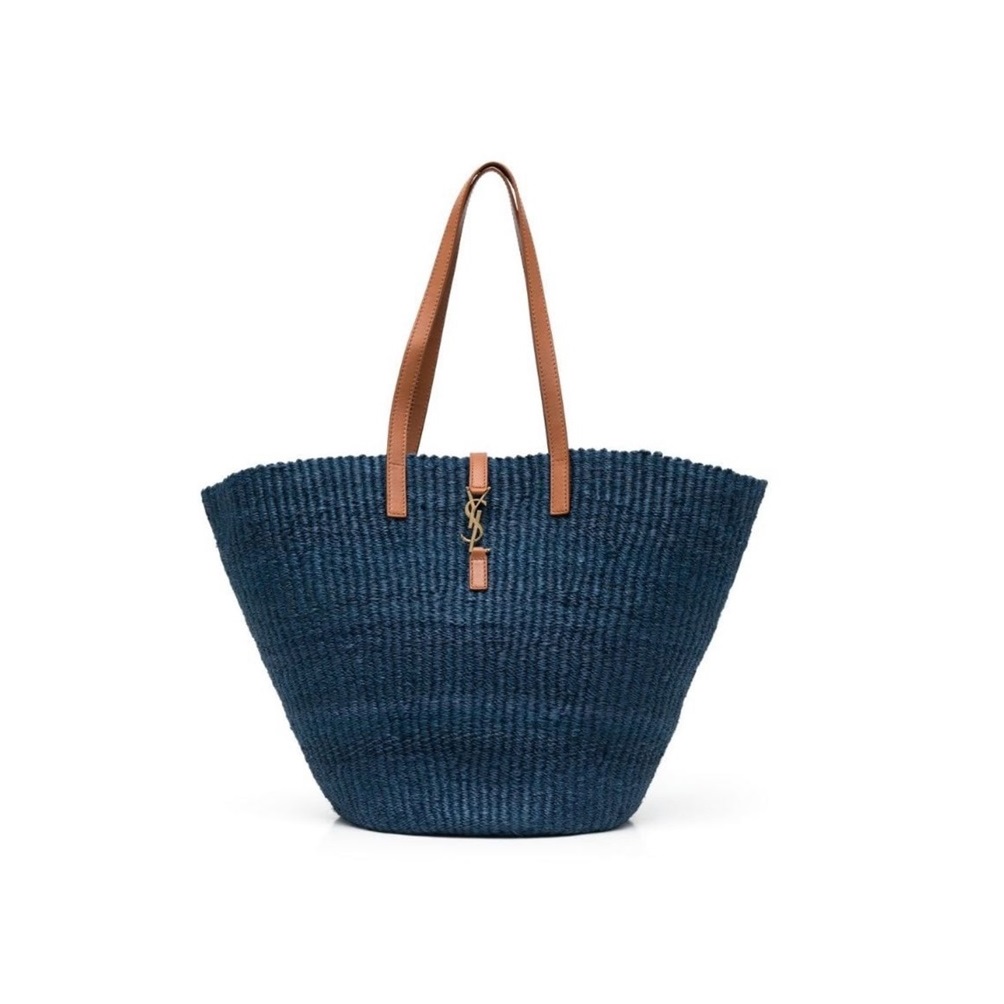 サンローランレディースネイビーショルダーバッグl231