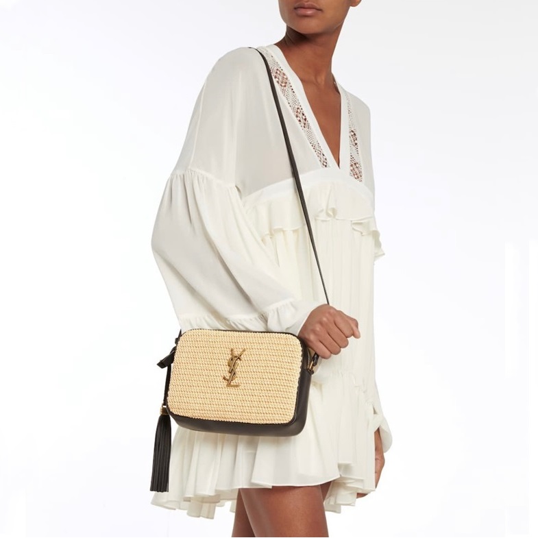 サンローランレディースベージュショルダーバッグl248