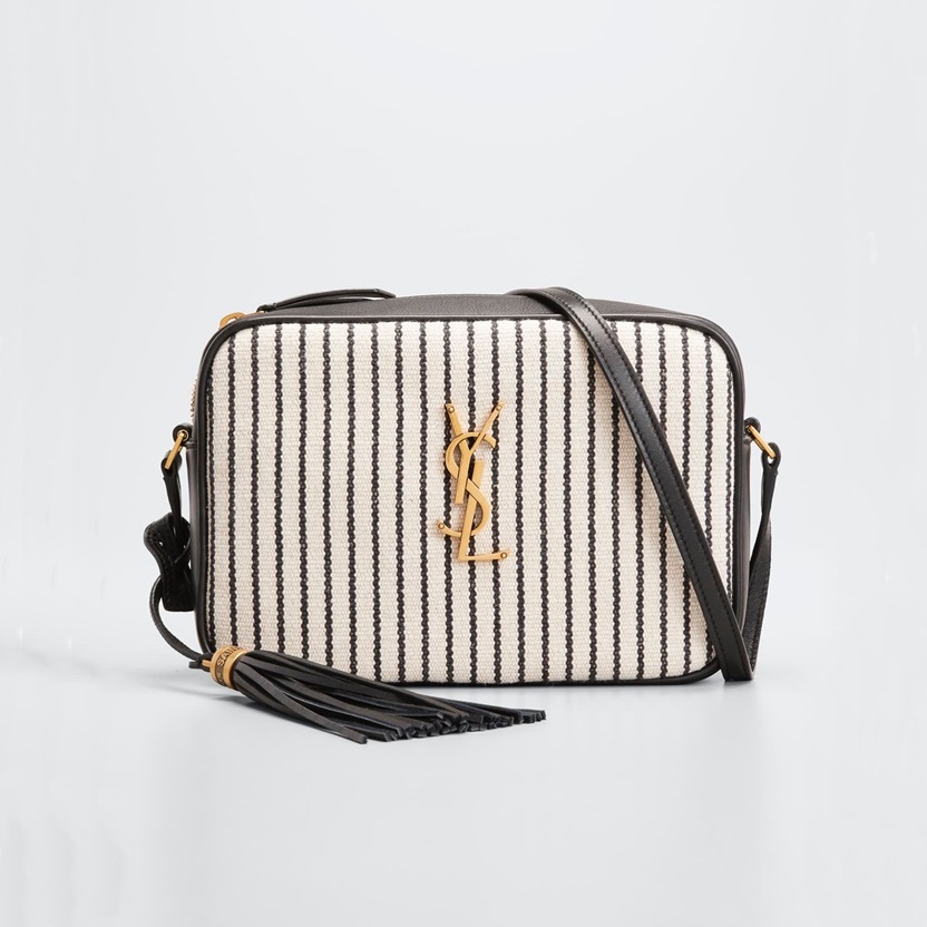 サンローランレディースブラッククロスバッグl271