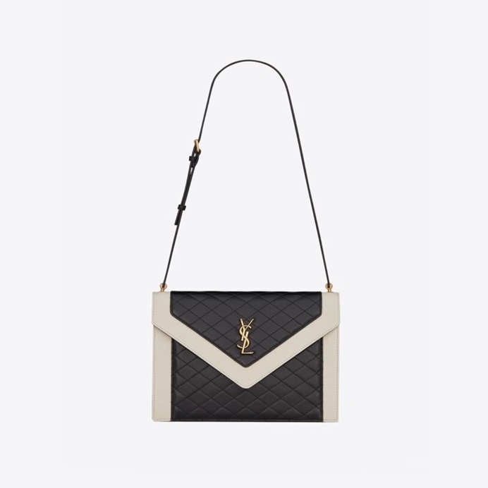 サンローランレディースブラックショルダーバッグl292