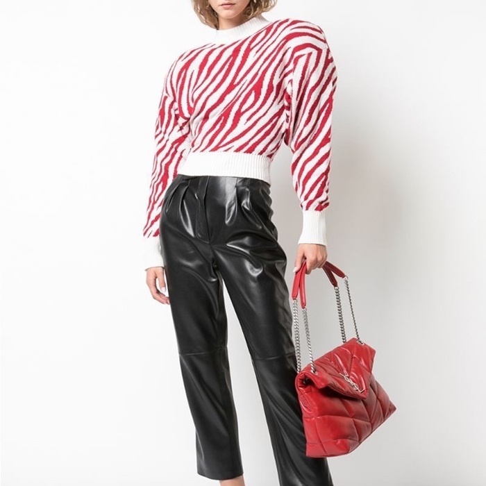 サンローランレディースレッドショルダーバッグl299